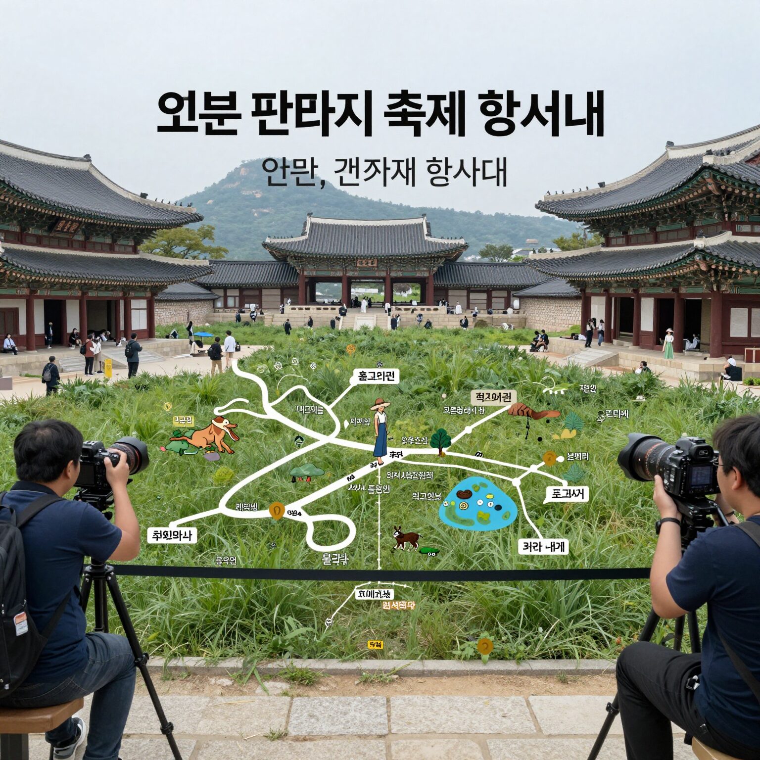 연제 고분 판타지 축제 행사장 안내 지도