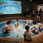 안산국제거리극축제 키즈존에서 즐거운 물놀이를 하는 아이들