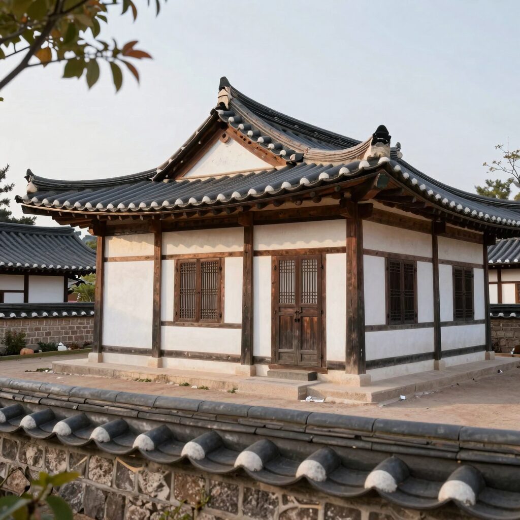 청백리의 집 전통 한옥 외관과 정원