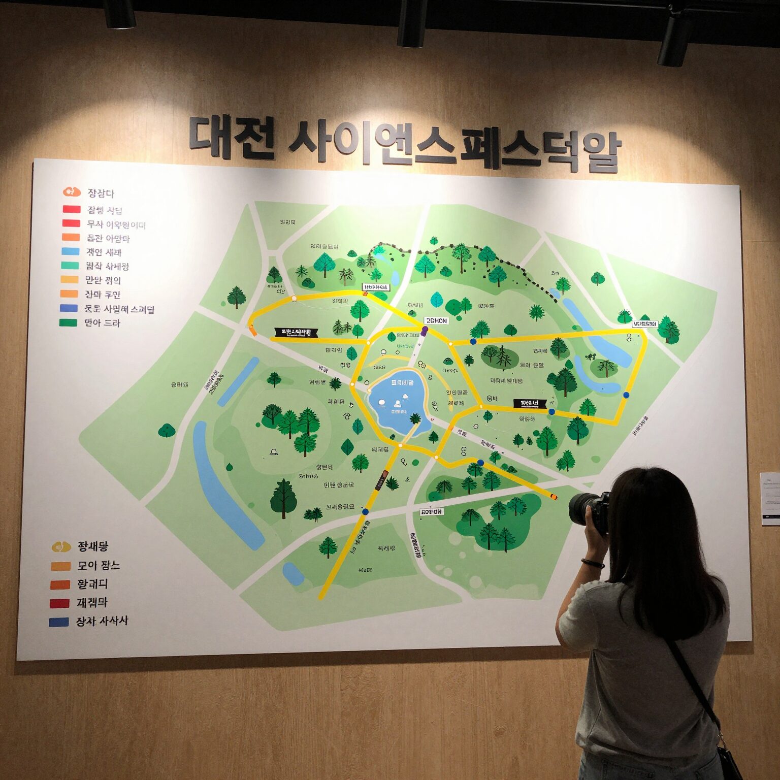 대전 사이언스 페스티벌 행사장 지도와 장소별 이동 동선