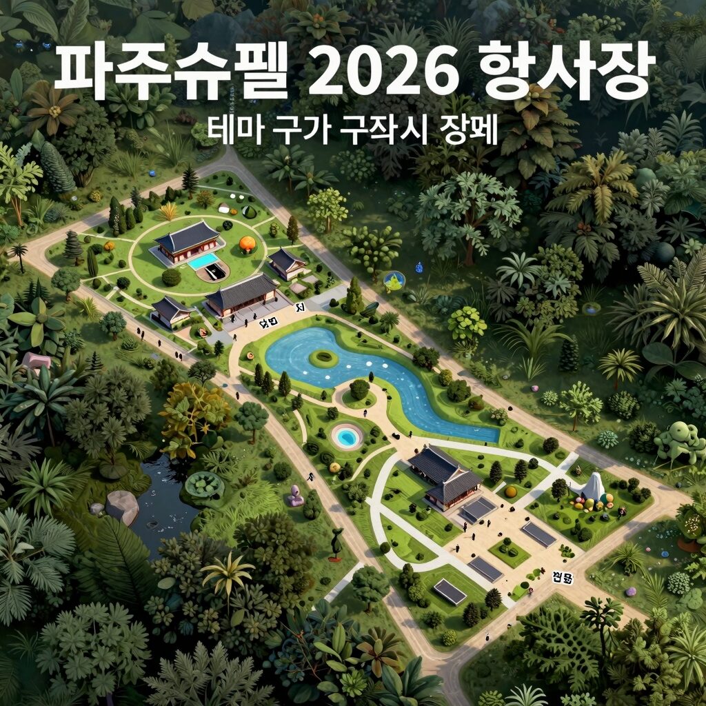 파주슈필 2026 행사장 테마 구역 구성 지도