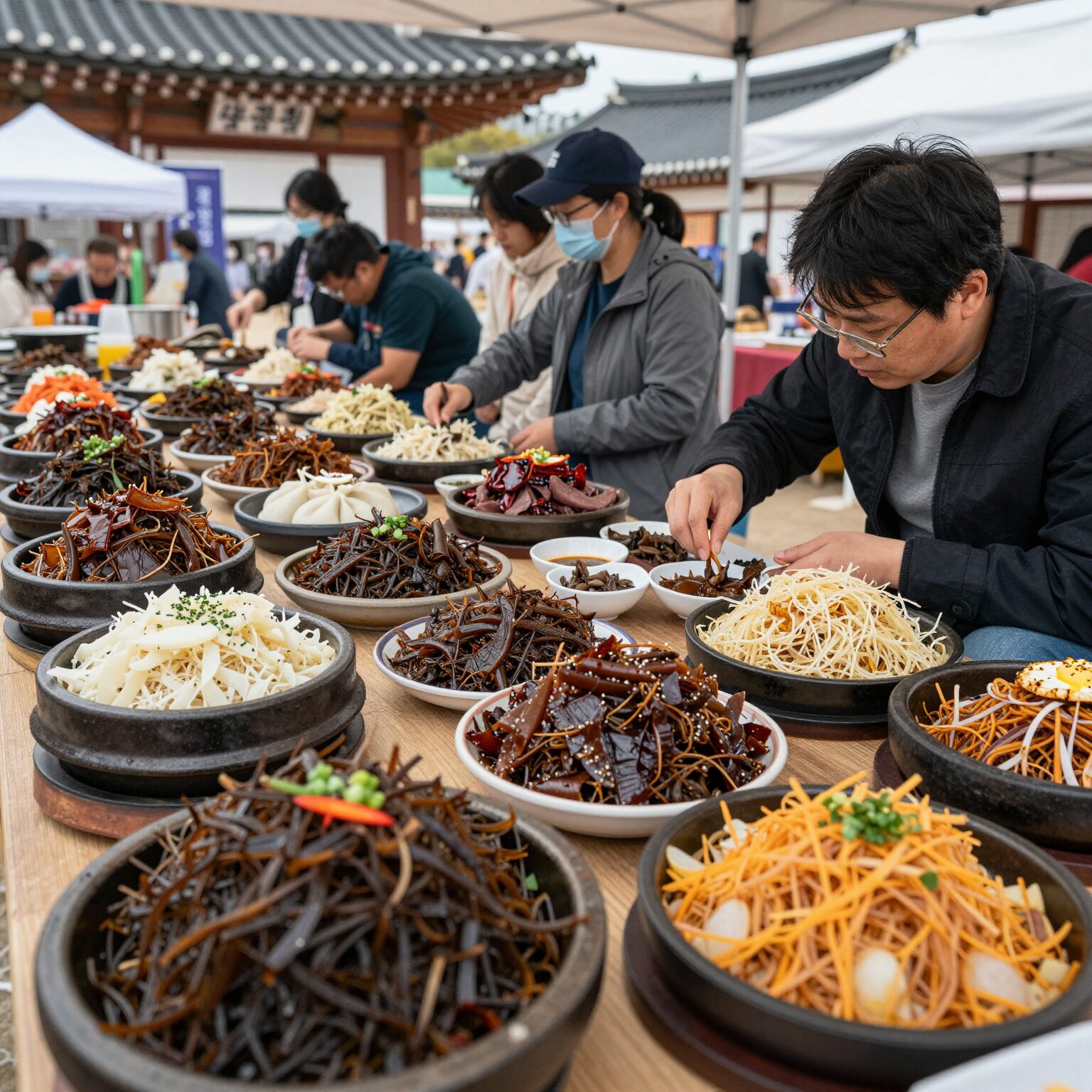 2026 예천 용궁순대축제 현장에서 즐기는 굵은 용궁순대와 다양한 먹거리