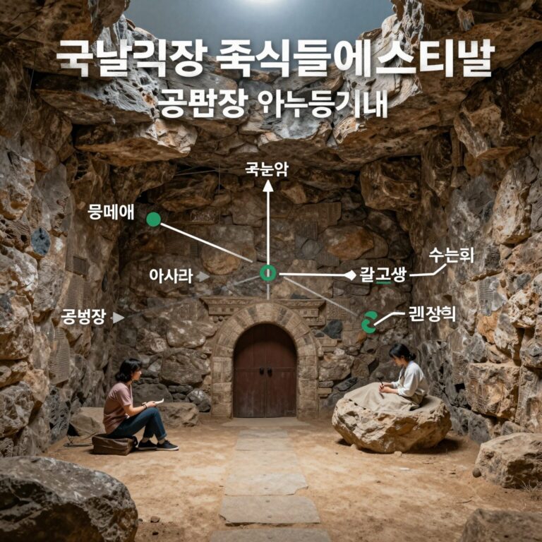국립극장 쏙쏙들이페스티벌 공연장 위치 및 동선 안내 지도
