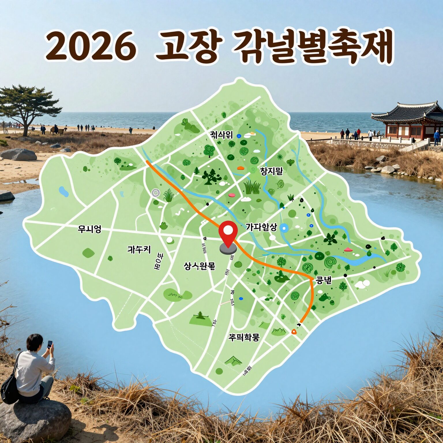 2026 고창 갯벌축제 위치 및 주변 지도