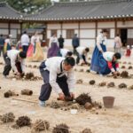 증평장뜰들노래축제 장뜰두레농요 시연 모내기 체험