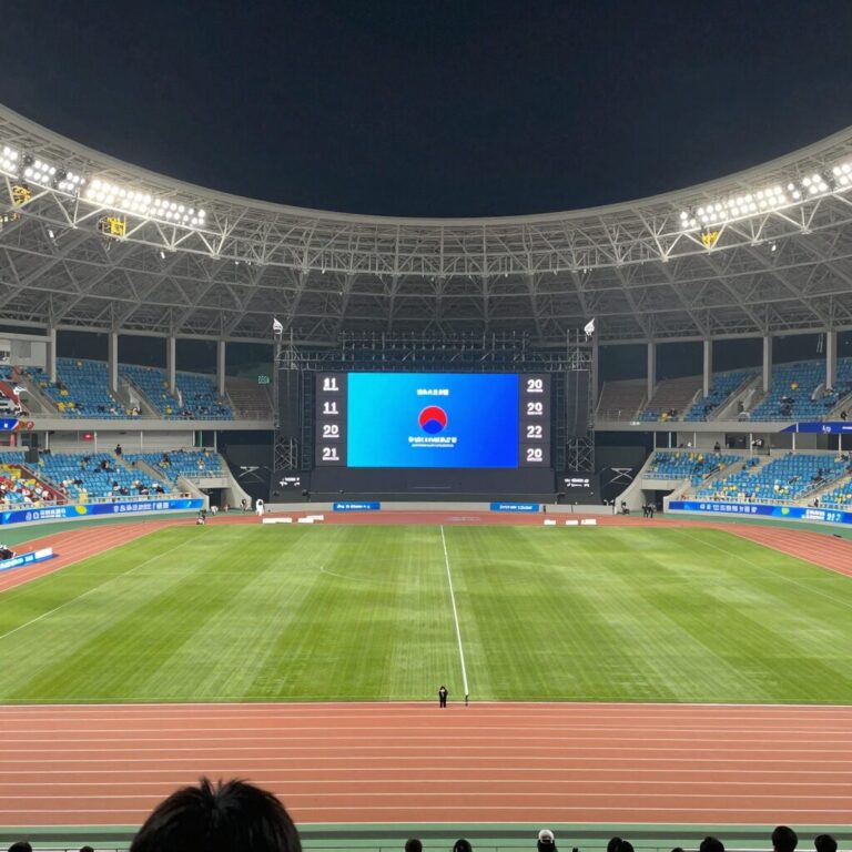 2026 부산원아시아페스티벌 메인 콘서트가 열리는 부산아시아드주경기장 전경
