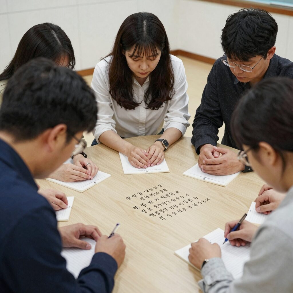 맥추감사주일 대표기도문 작성 예시 - 상반기 은혜를 감사하며 손을 모은 성도들