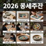 2026 공예주간 전국 행사 포스터와 다양한 공예 작품 이미지