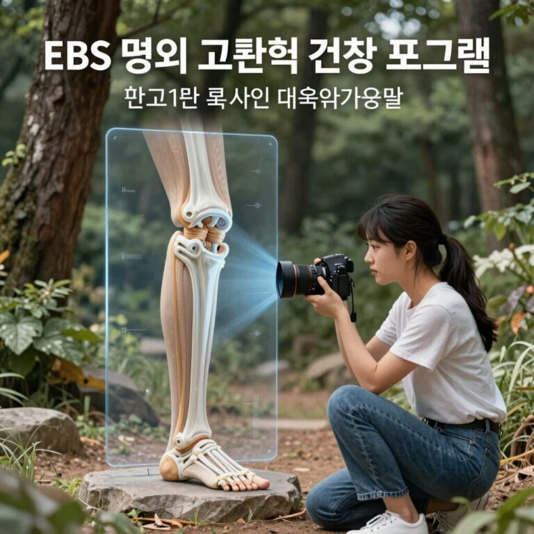 EBS 명의 고관절 건강 프로그램 이미지