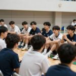 조윤채 감독이 밝힌 배재고 구호 논란 광주일고와 배재고의 청룡기 경기 장면, 더그아웃에서 응원하는 선수들의 모습