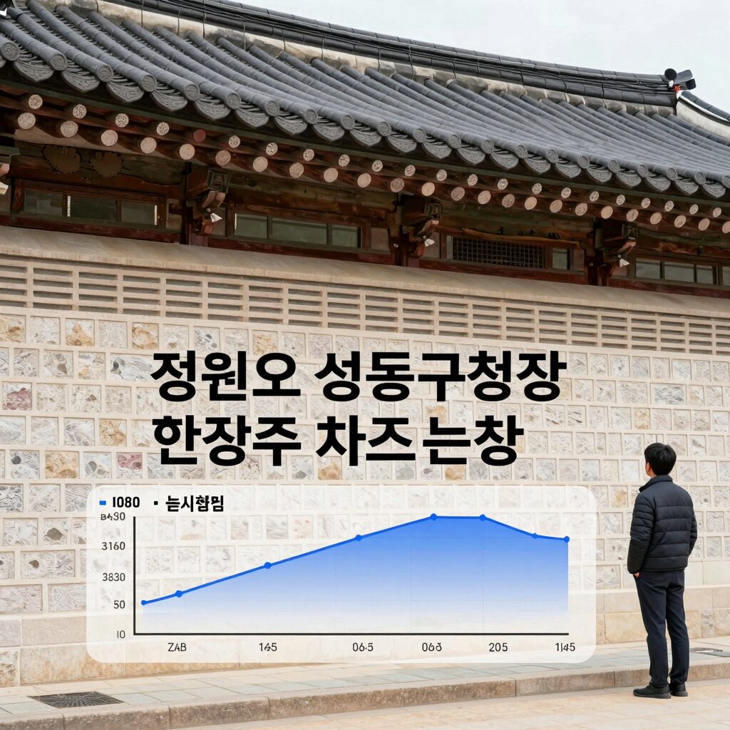 정원오 성동구청장 관련주 차트 분석