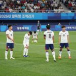 한국 월드컵 32강 진출 시나리오 2026년 월드컵 조별리그 한국 대표팀 경기 장면