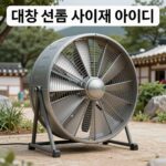 대형 선풍기 고르는 5가지 실전 팁 대형 선풍기 사이즈 비교 이미지
