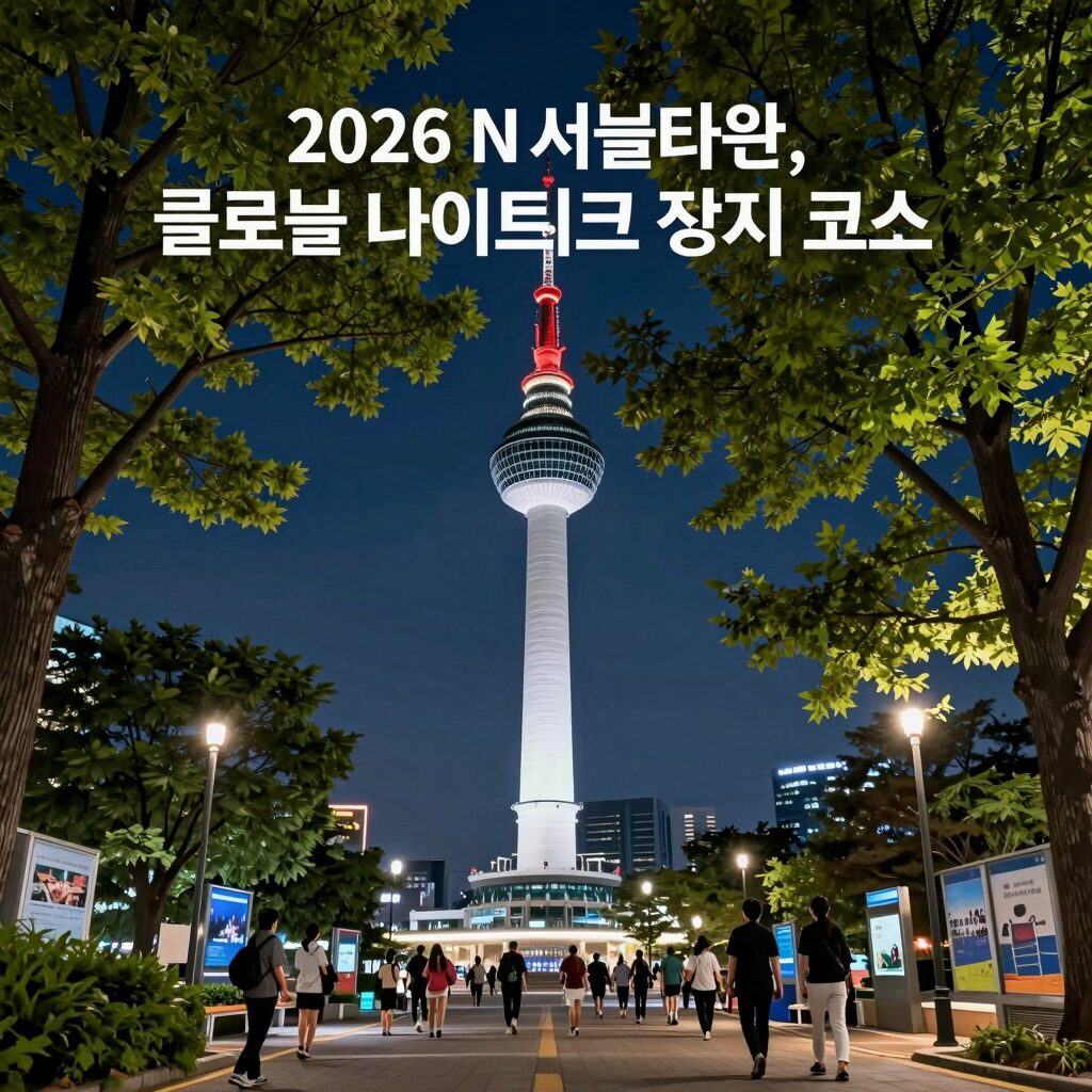 2026 N서울타워 글로벌 나이트워크 걷기 코스 지도