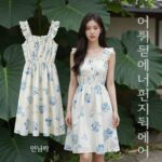 여름에 어울리는 나시 원피스 코디 예시
