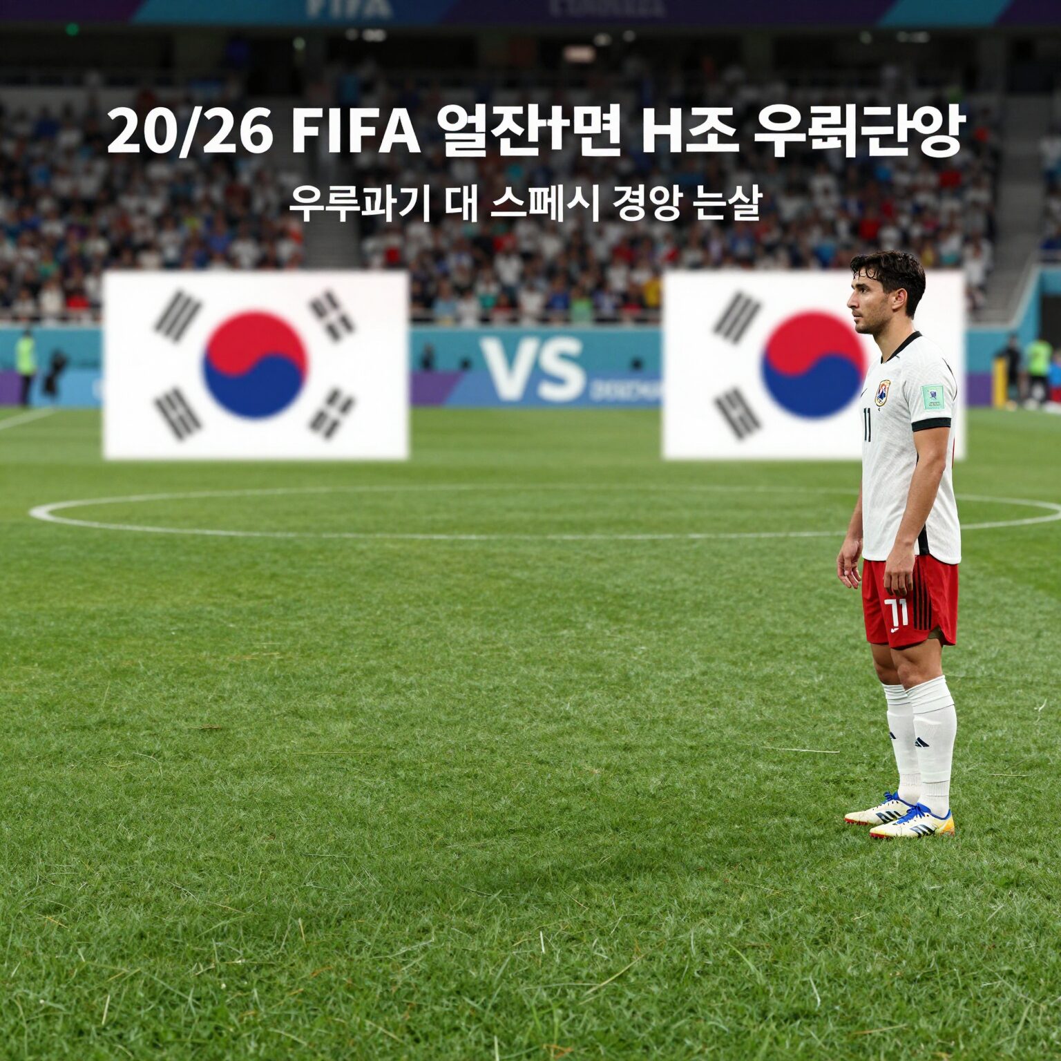2026 FIFA 월드컵 H조 우루과이 대 스페인 경기 전망 분석