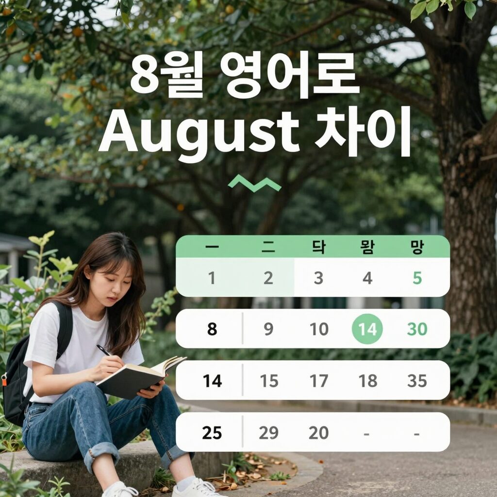 8월 영어로 August와 august 차이, 그리고 무역영어 시험 일정 및 영어 학습 프로그램 안내