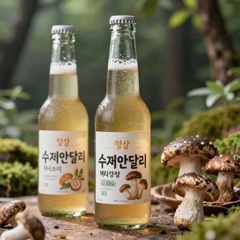 양양 월리앤달리 수제맥주와 허니소이 버섯강정