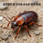 권연벌레 알 크기와 손쉬운 퇴치 방법 안내