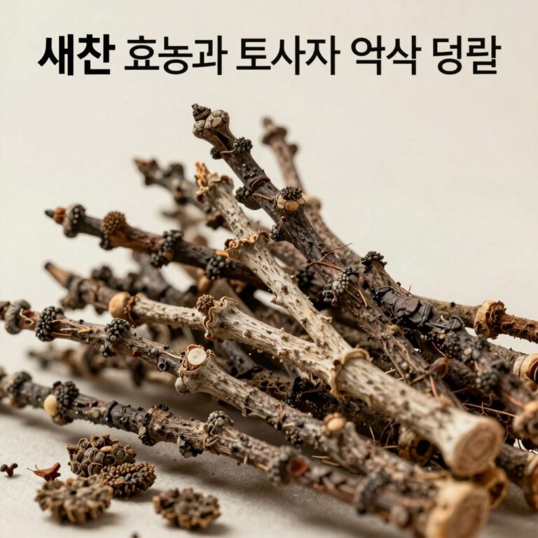 새삼 효능과 토사자 약재로 활용하는 새삼 덩굴 모습
