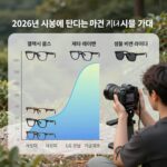 2026년 AI안경 가격 총정리와 구매 팁 2026년 시중에 판매되는 다양한 AI안경의 가격을 비교한 그래프 이미지. 갤럭시 글래스, 메타 레이밴, 애플 비전 라이트, 샤오미, LG 모델의 가격 막대그래프와 사진이 포함됨.