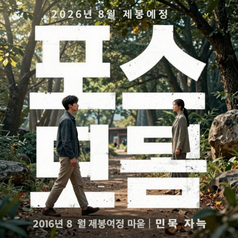 2026년 8월 개봉예정 영화 포스터 모음