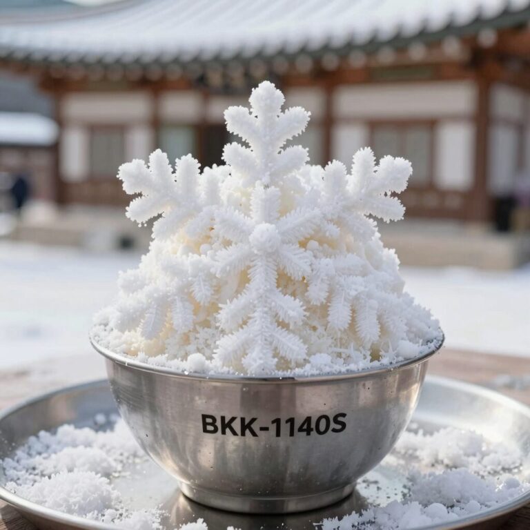 보국전자 눈꽃 빙수기 BKK-1140S로 만든 부드러운 눈꽃 빙수 사진