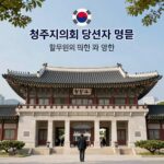 청주시의회 당선자 명단과 의회 전경