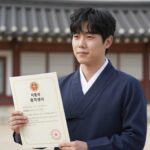 이동석 충주시장 당선인이 당선증을 들고 있는 모습