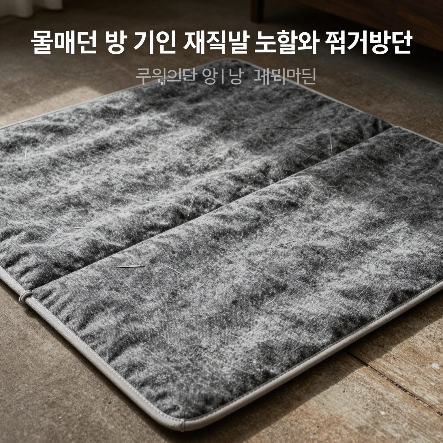 쿨매트 방석 재질별 분류와 폐기방법