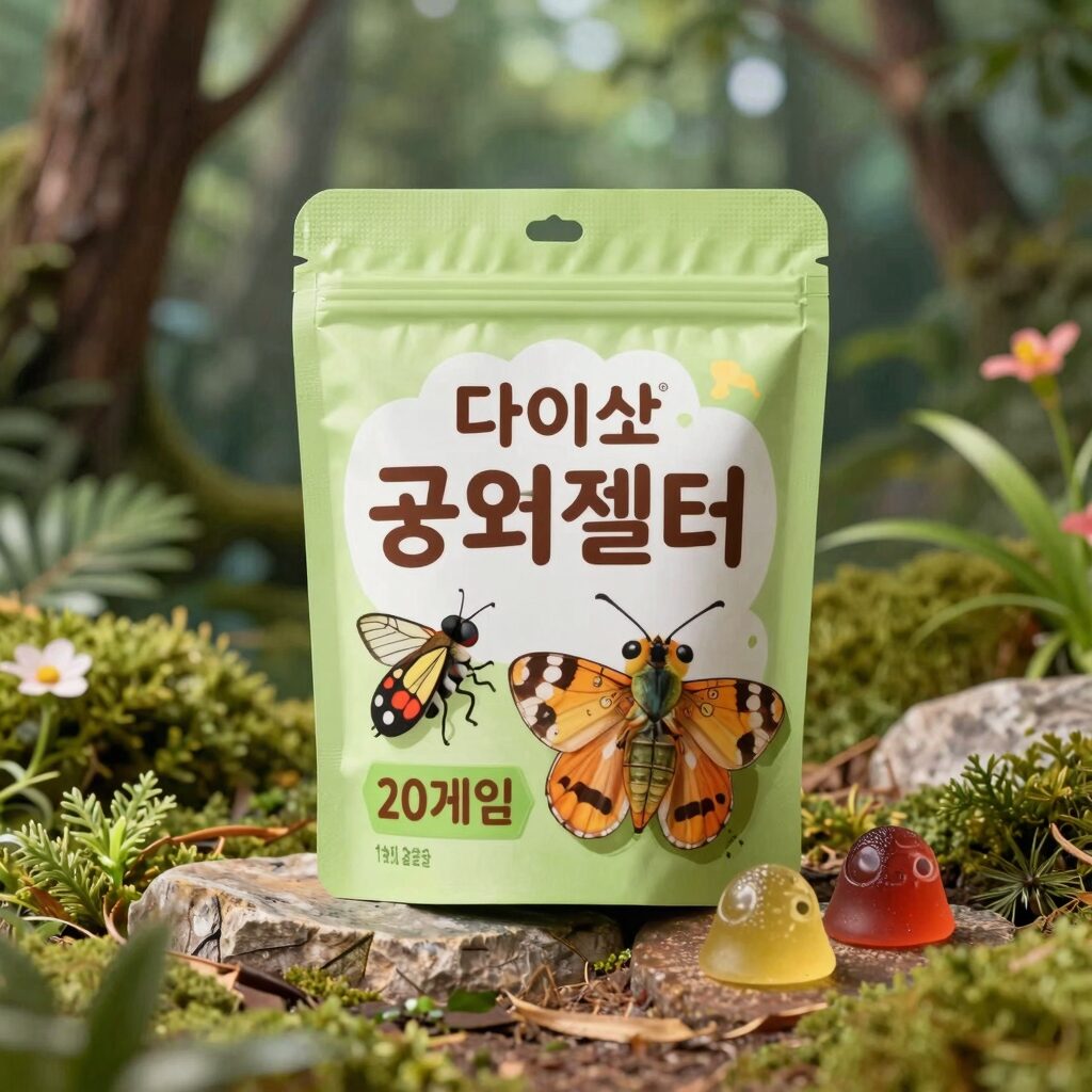 다이소 곤충젤리 20개입 2천원 제품 사진