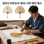 접이식 부채 제작 여름 판촉물 선택 팁 접이식 전통 부채 제작 과정 시안 예시 다양한 디자인 선택지