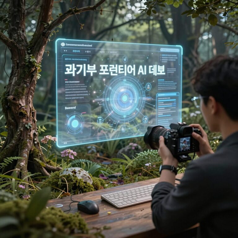 과기부 프런티어 AI 데모 화면