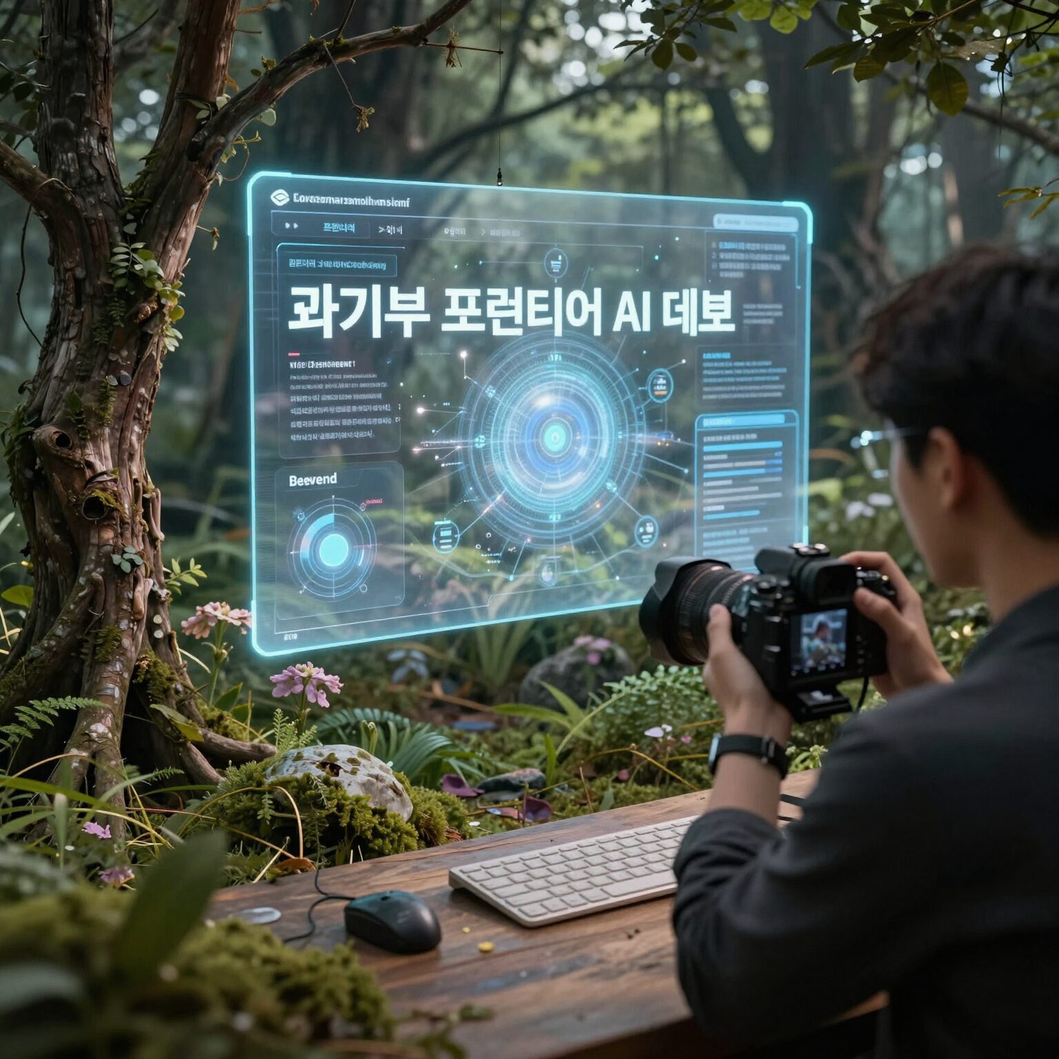 과기부 프런티어 AI 데모 화면
