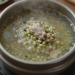 더운 여름 녹두 삼계탕 만드는 법 시원한 녹두 삼계탕 완성 사진