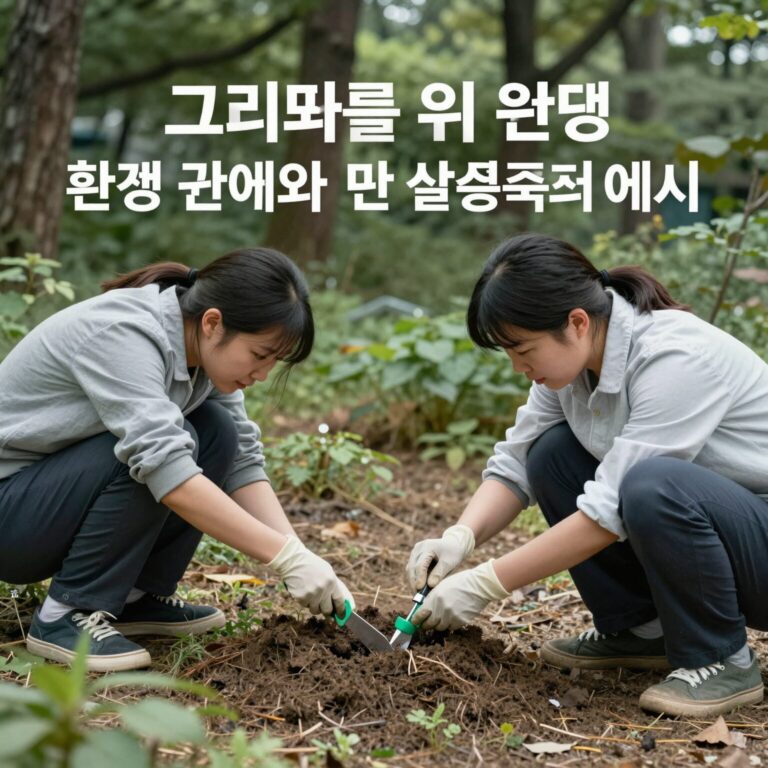 그리마 퇴치를 위한 환경 관리와 안전한 살충제 사용 예시