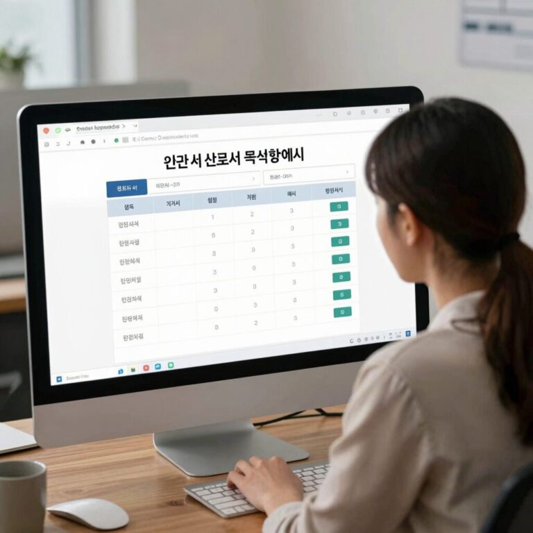 법인 부가세 신고서 작성 화면 예시