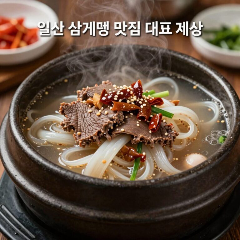 일산 삼계탕 맛집 대표 메뉴 사진