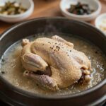 김포 장기동 삼계탕 맛집 두 곳 후기 장기동 평상집 누룽지토종닭백숙 뚝배기에 담긴 닭과 누룽지