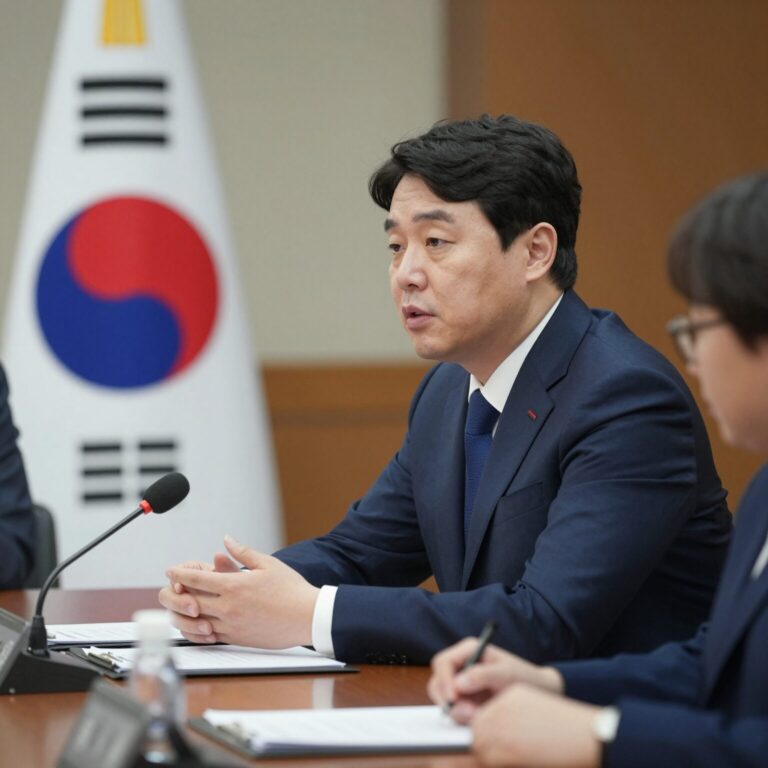 김태효 국가안보실 1차장이 회의장에서 발언하고 있다