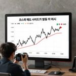 코스피 매도 사이드카 발동 전후 주가 차트 예시