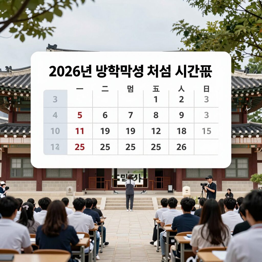 2026년 법학적성시험 시간표와 시험장 풍경