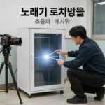 노래기 퇴치법 확실한 해결 방법 노래기 퇴치법을 설명하는 초음파 퇴치기 설치 예시