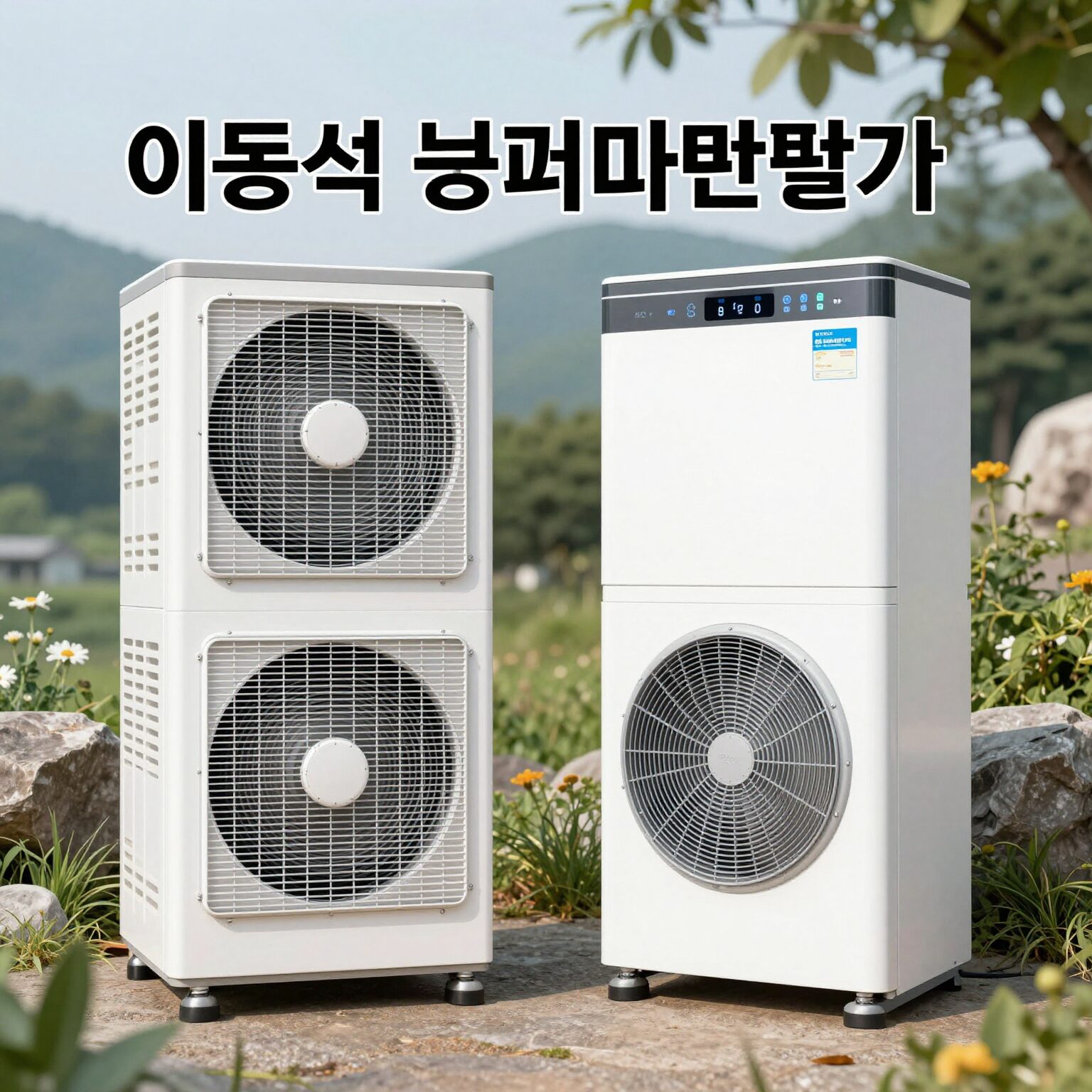 이동식 냉풍기 실제 사용 모습과 팁