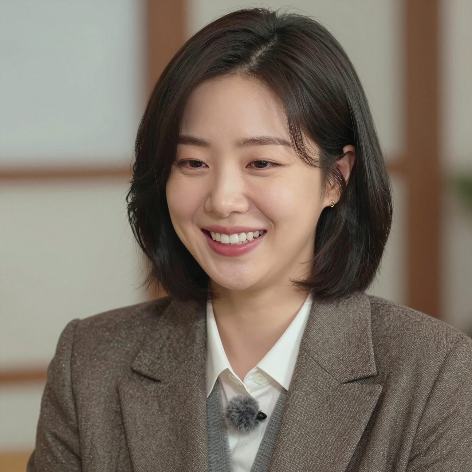 고 박지선 개그우먼이 환하게 웃고 있는 모습