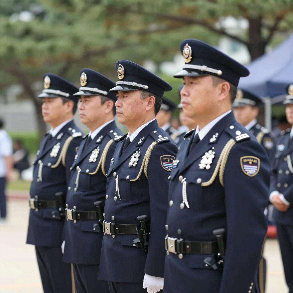 2026 police promotion ceremony with senior officers