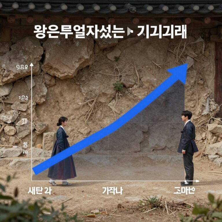 왕은무얼자셨는가 시청률 변화 그래프