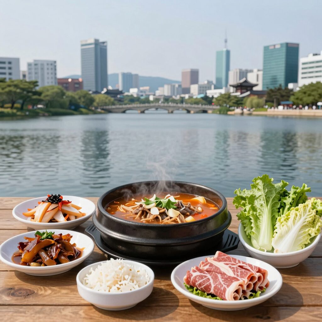 서울 영등포 원조호수삼계탕 배달 음식 사진