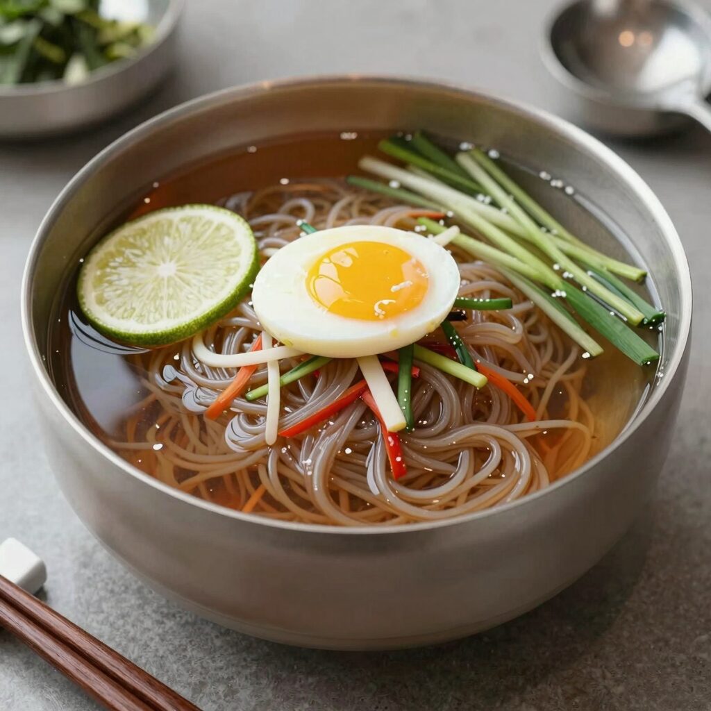 시원한 냉면 한 그릇 여름 별미 음식