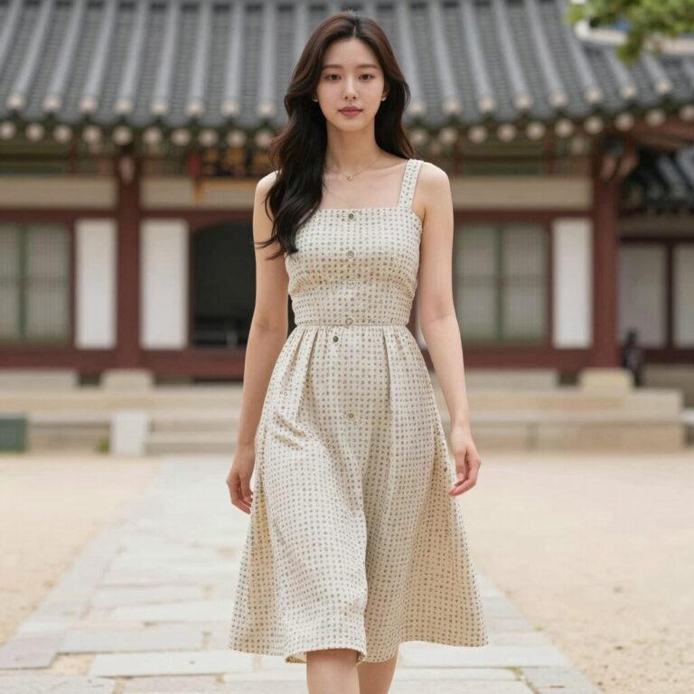 인기 많은 30대 여름 하객룩 원피스 실루엣 예시